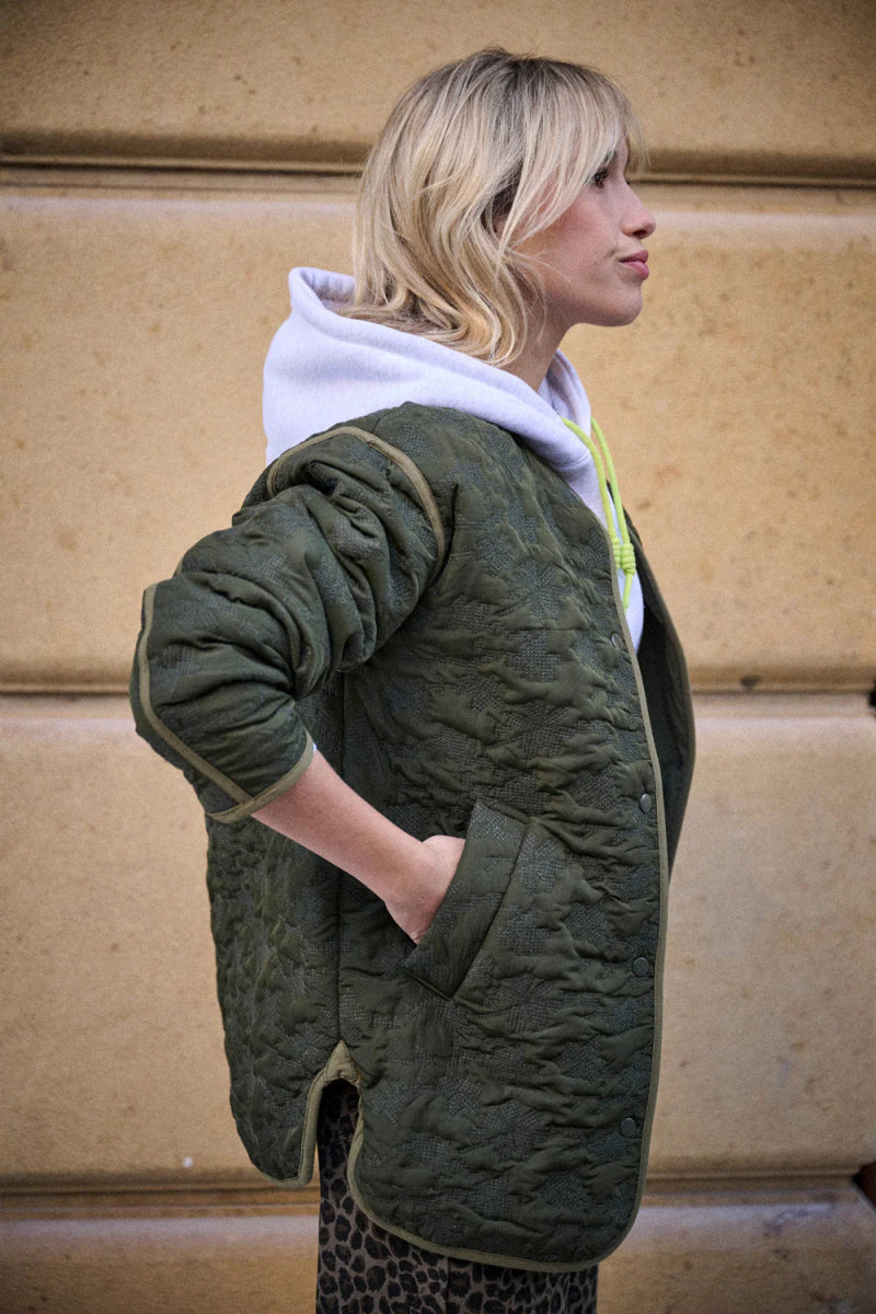 Veste Gladys KAKI - LAUREPLUSMAX Veste