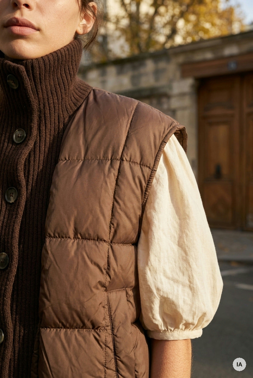 VESTE JENSON CHOCOLAT - ORFEO Veste — Image générée par IA