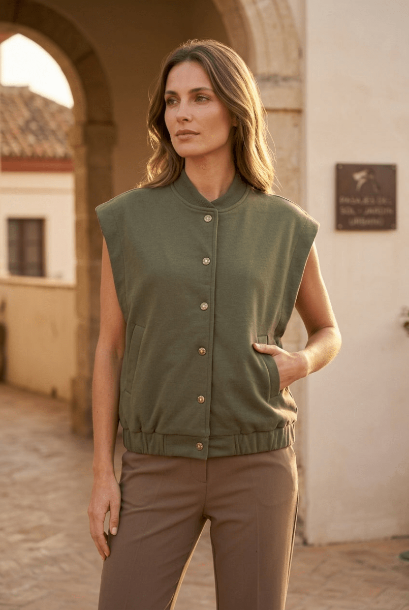 VESTE MAILLE TRULY KAKI - RUE MAZARINE VESTE