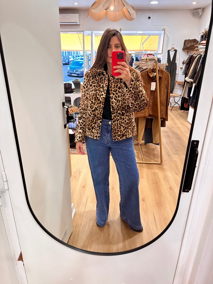 Veste Paris LEOPARD - JANE WOOD Manteau