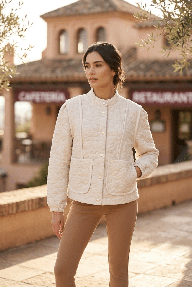 VESTE TYLER ECRU - RUE MAZARINE VESTE