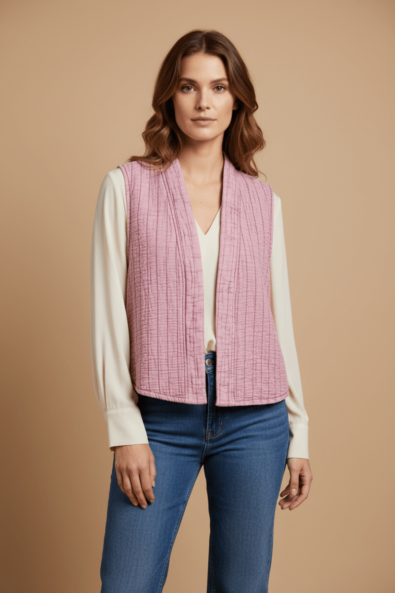 VESTE VIVIE Rose - LA PETITE ETOILE VESTE