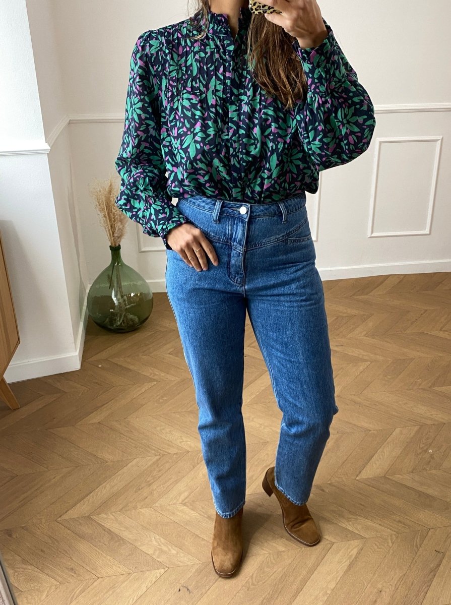 Jeans Mom Pattaya STONE - LAUREPLUSMAX Pantalon pour femme
